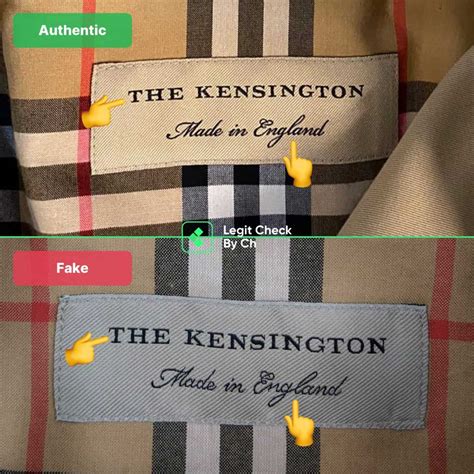 fake burberry coat tag|how to identify burberry coat.